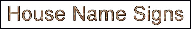 House Name Signs & Plaques